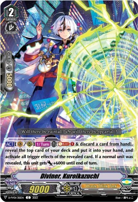 Diviner, Kuroikazuchi Card Front