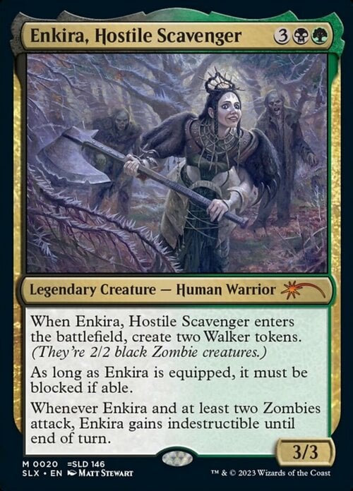Enkira, Hostile Scavenger Card Front