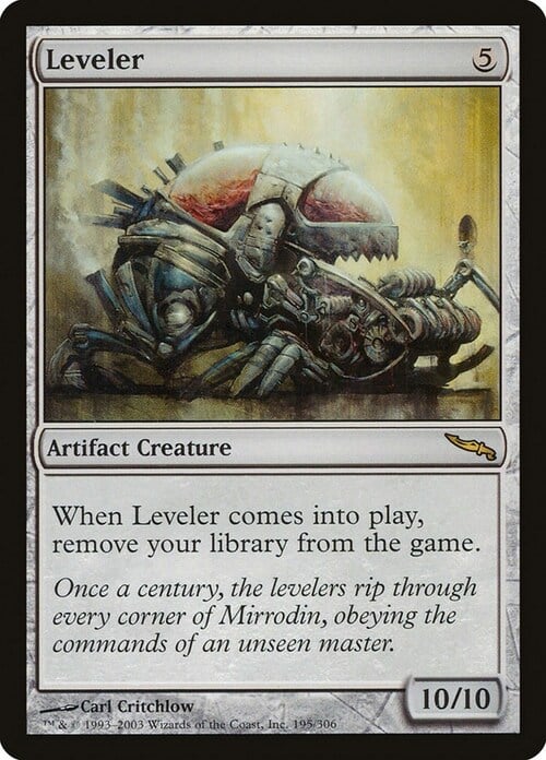 Leveler Card Front