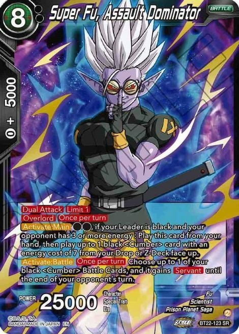 Super Fu, Assault Dominator Card Front