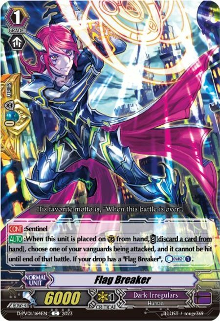 Flag Breaker Card Front