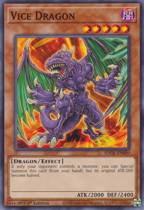Vice Dragon Card Front
