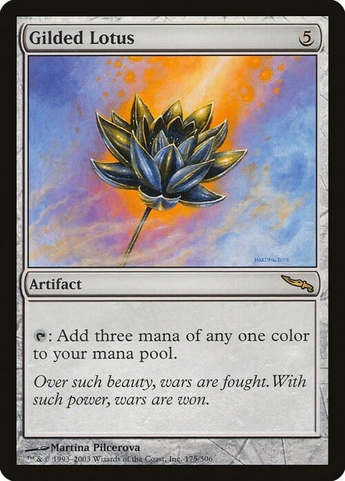 Gilded Lotus Card Front