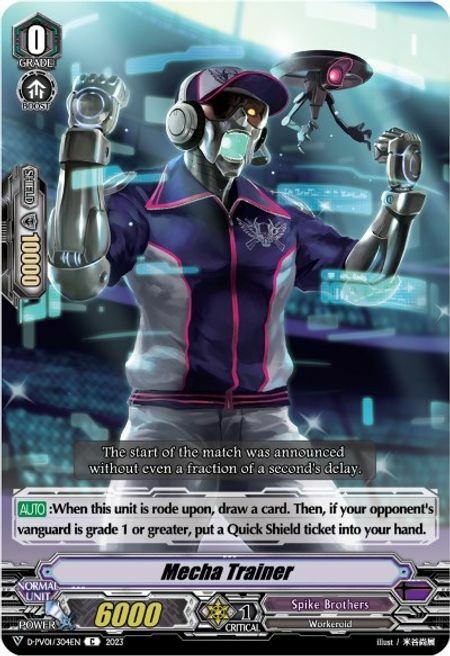 Mecha Trainer Card Front