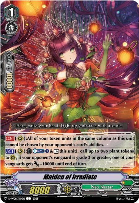 Maiden of Irradiate Card Front
