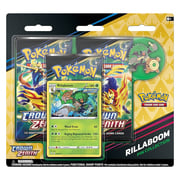 Crown Zenith Pin Collection | Rillaboom 3-Pack Blister