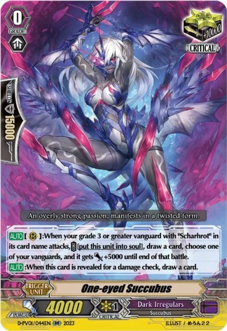 One-eyed Succubus Card Front