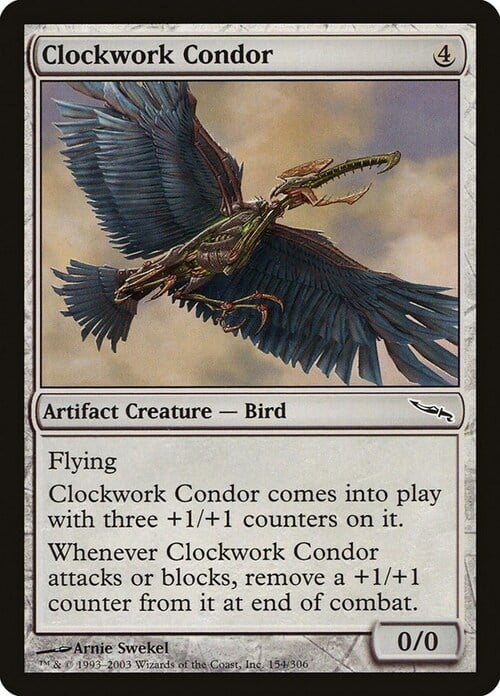 Clockwork Condor Card Front