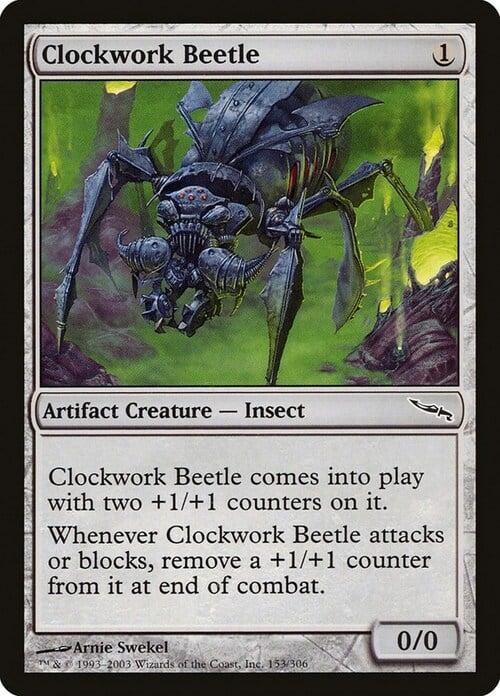 Clockwork Beetle Card Front