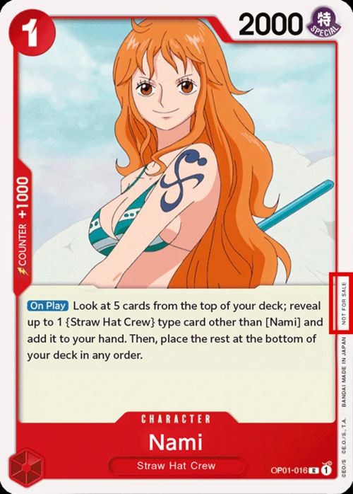 Nami Card Front