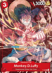 Monkey.D.Luffy · Red Map Background P-006P2