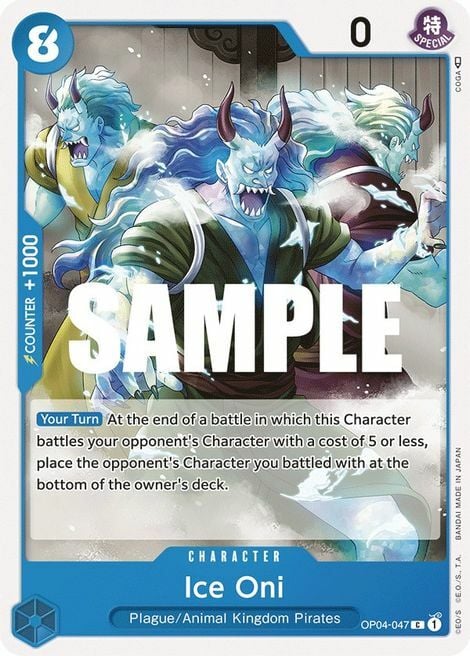 Ice Oni Card Front