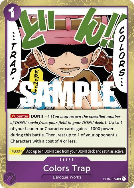 Colors Trap Card Front