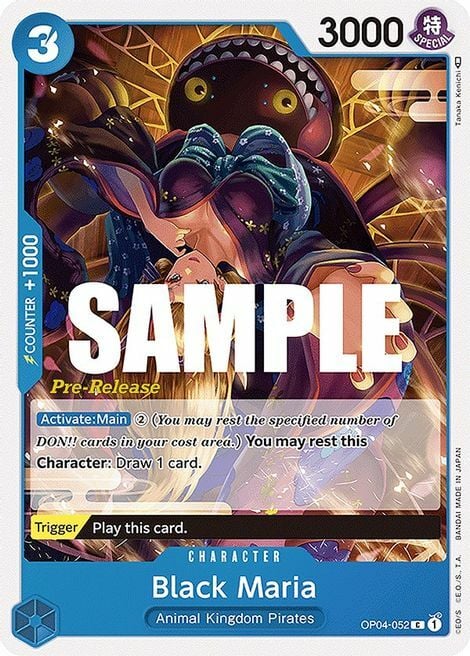Black Maria Card Front