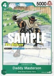 Daddy Masterson · Pre-Release Stamp OP04-027