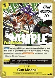 Gun Modoki · Pre-Release Stamp OP04-115