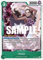 Viola · Pre-Release Stamp OP04-021