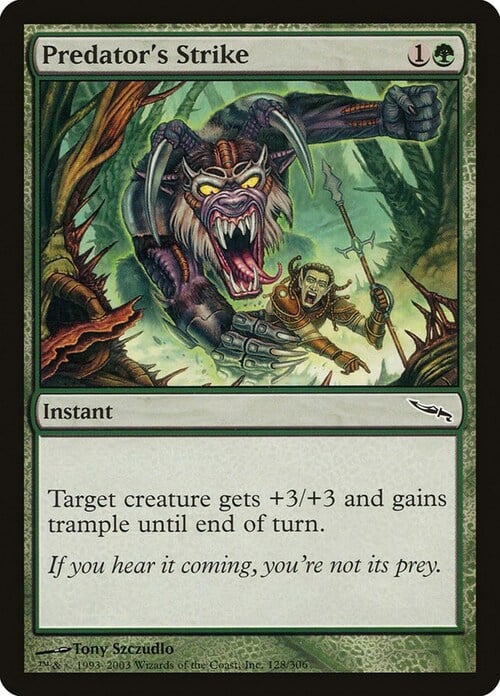 Predator's Strike Card Front