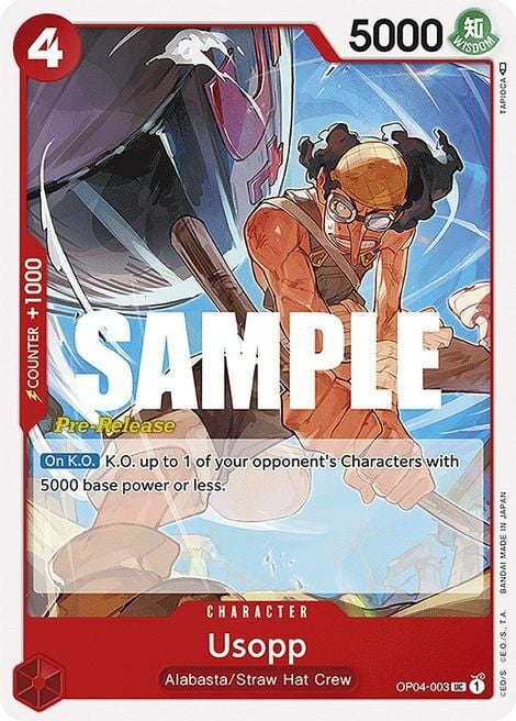 Usopp Card Front