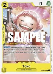 Toko · Pre-Release Stamp OP04-098