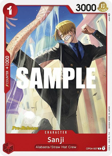 Sanji Card Front