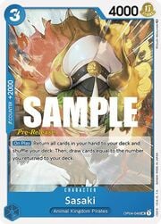 Sasaki · Pre-Release Stamp OP04-048