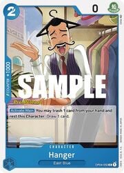 Hanger · Pre-Release Stamp OP04-050