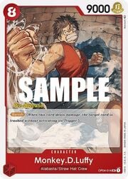 Monkey.D.Luffy · Pre-Release Stamp OP04-014