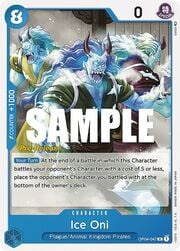 Ice Oni · Pre-Release Stamp OP04-047