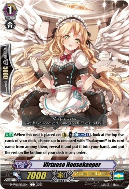 Virtuoso Housekeeper Card Front