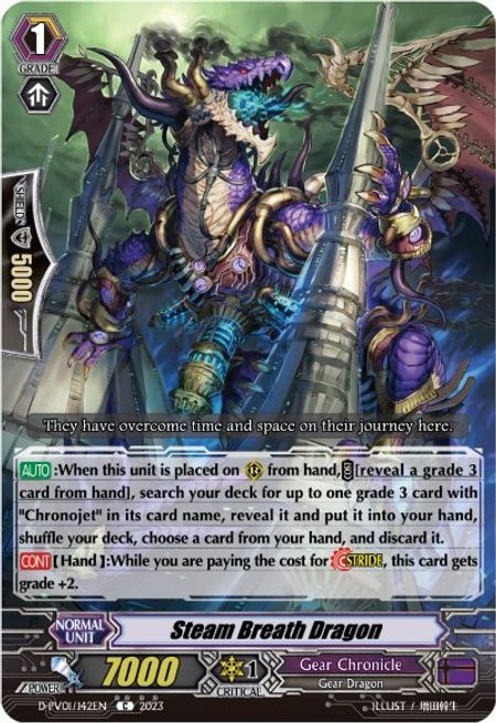 Steam Breath Dragon Card Front