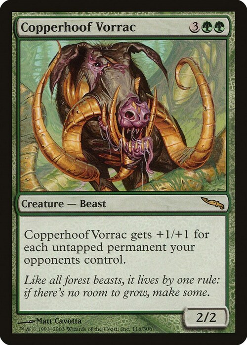 Copperhoof Vorrac Card Front