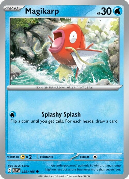 Magikarp Card Front