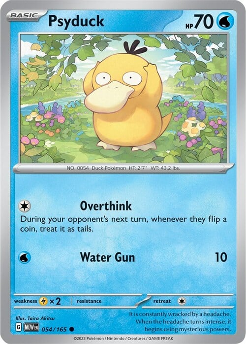 Psyduck Card Front
