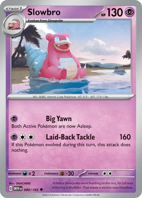 Slowbro Card Front