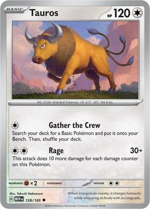 Tauros Card Front