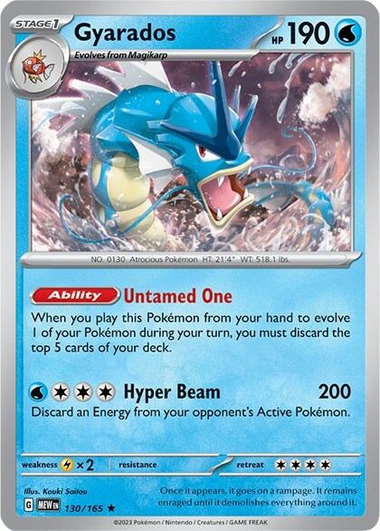 Gyarados Card Front