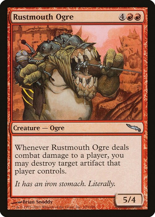 Rustmouth Ogre Card Front