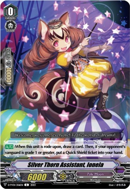 Silver Thorn Assistant, Ionela Card Front