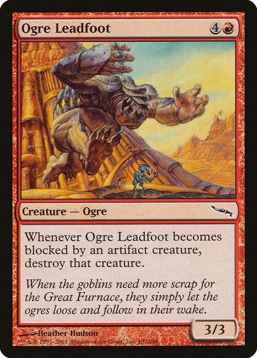 Ogre Leadfoot Card Front