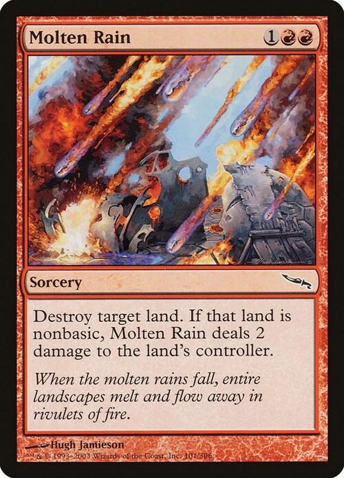 Molten Rain Card Front
