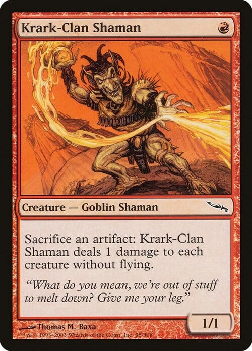Sciamano di Krark-Clan Card Front