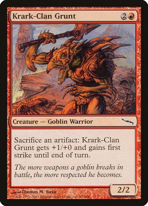 Soldado raso del clan Krark Frente