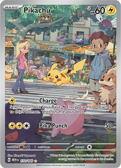 Pikachu Card Front