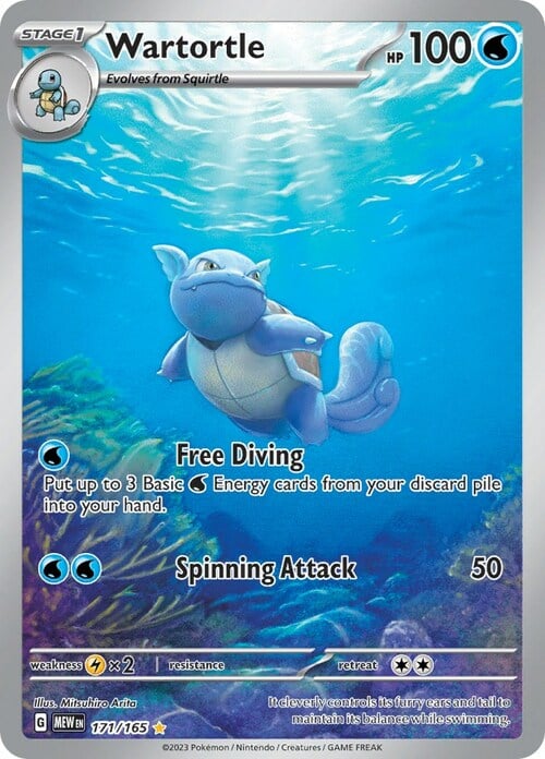 Wartortle Card Front