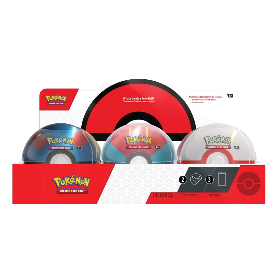 Poké Ball Tin Display