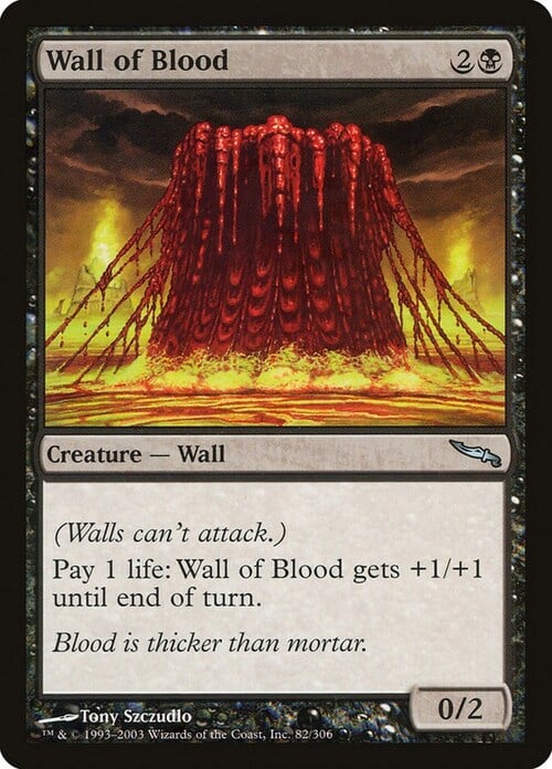 Wall of Blood Card Front