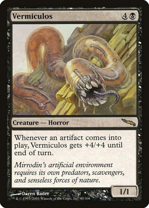 Vermiculos Card Front