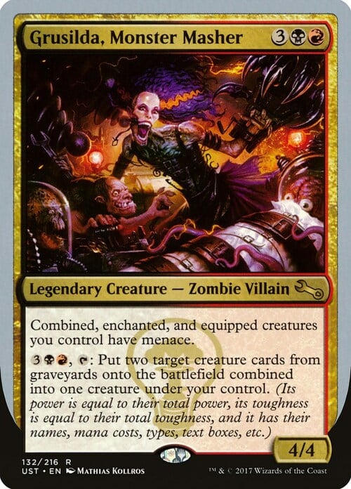 Grusilda, Monster Masher Card Front