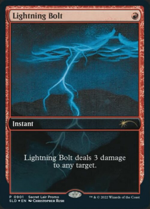 Lightning Bolt Card Front